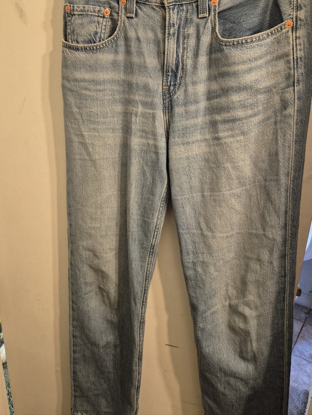 Levi's Light Blue Straight Leg Jeans